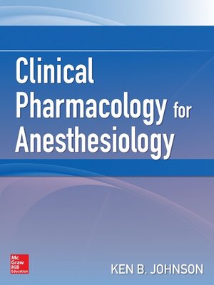 cover image of Clinical Pharmacology for Anesthesiology